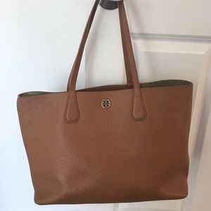 Tori Burch brown bag/tote